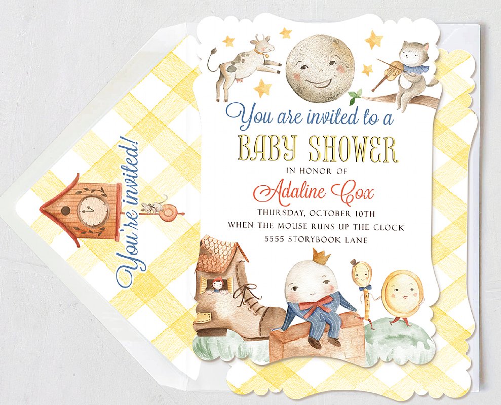 Nursery Rhyme Invitation Set