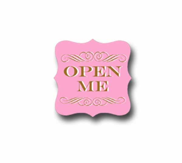 Alice in Wonderland Open Me Stickers